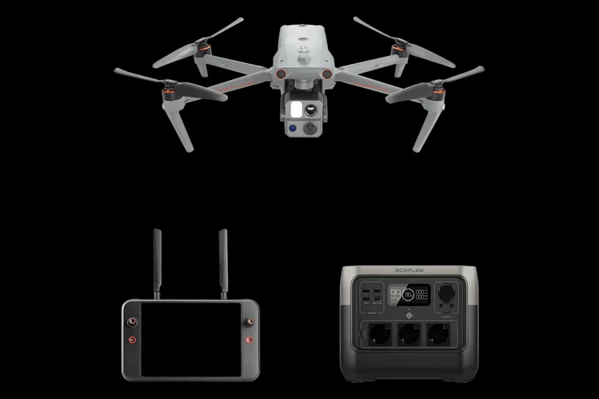 Квадрокоптер Autel EVO Max 4T Defence + портативная зарядная электростанция EcoFlow RIVER 2 Pro — фото 1